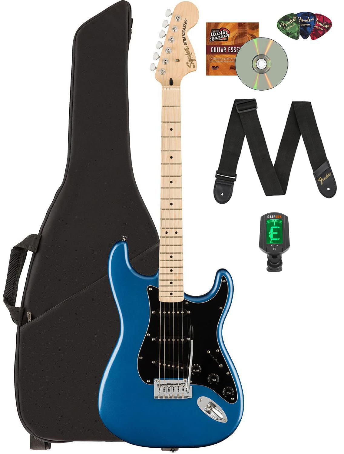 Amazon.com: Fender Squier Affinity Series Stratocaster - Lake